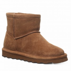 Kids' Bearpaw Alyssa Youth Boots Brown | ZAN4445FJ