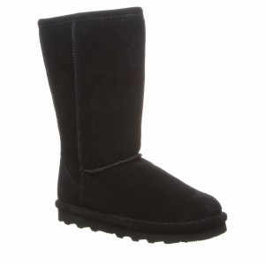 Kids' Bearpaw Elle Tall Youth Boots Black | PGQ1791CV