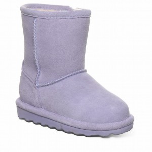 Kids' Bearpaw Elle Toddler Zipper Boots Purple | PBL428KV