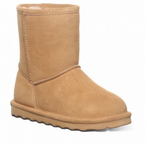 Kids' Bearpaw Elle Youth Boots Brown | DBG5188PV