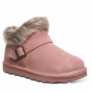 Kids' Bearpaw Jasmine Youth Boots Pink | JJC970YI