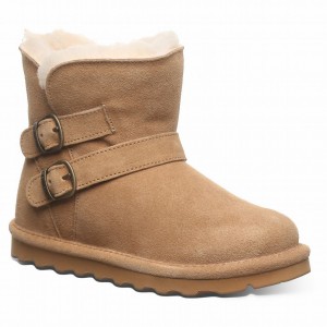 Kids' Bearpaw Katya Youth Boots Brown | URY1093OK