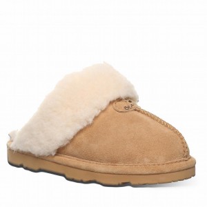 Kids' Bearpaw Loki Youth Slippers Brown | SXK3330CR