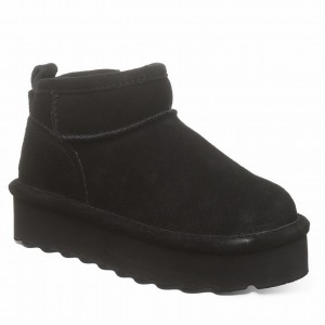 Kids' Bearpaw Retro Shorty Youth Boots Black | AGQ6359XA