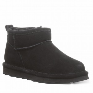 Kids' Bearpaw Shorty Youth Boots Black | BNW9320XY