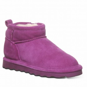 Kids' Bearpaw Shorty Youth Boots Purple | HWZ888AJ