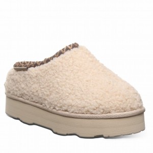 Kids' Bearpaw Snuggle Martis Youth Slippers Beige | ESC2437LV