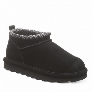 Kids' Bearpaw Super Shorty Deco Youth Boots Black | SGM9828QY