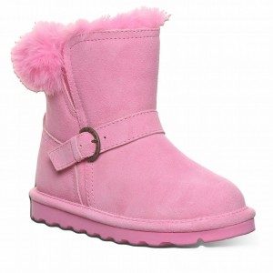 Kids' Bearpaw Tallula Youth Boots Pink | JKJ7679YX