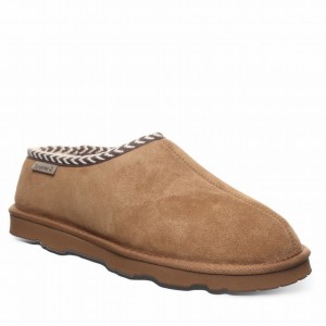 Men Bearpaw Beau Slippers Brown | XIW3492RR