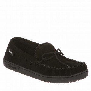 Men Bearpaw Moc II loafers Black | UNP462DI