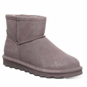 Women Bearpaw Alyssa Booties Grey | KRF868SM