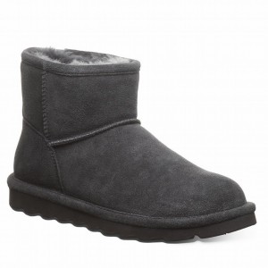 Women Bearpaw Alyssa Booties Grey | THG2633TE