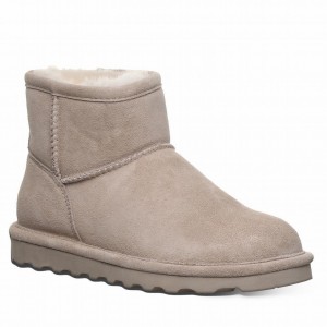 Women Bearpaw Alyssa Wide Boots Brown | SXV6271NN