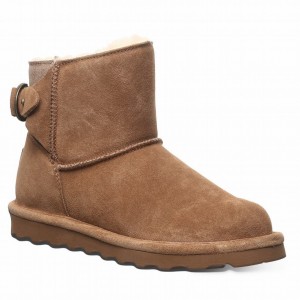 Women Bearpaw Betty Booties Brown | LIN9466RX