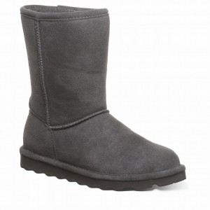 Women Bearpaw Elle Short Boots Grey | CNQ2585FV