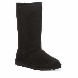 Women Bearpaw Elle Tall Vegan Boots Black | OWJ10041VP