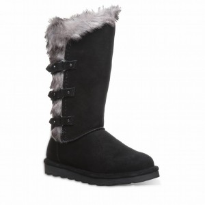 Women Bearpaw Emery Boots Black | CEE4264YK