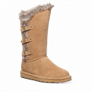 Women Bearpaw Emery Boots Brown | EYJ8280AX