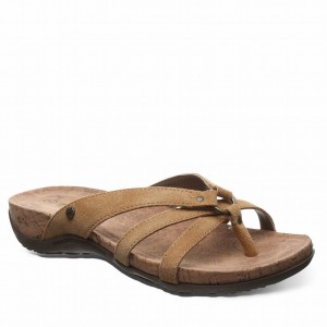 Women Bearpaw Fawn Sandals Brown | ARH8359DJ