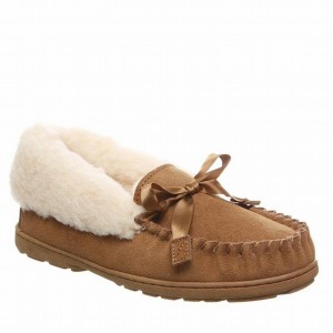 Women Bearpaw Indio Slippers Brown | ERU1653II