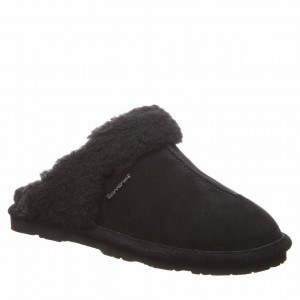 Women Bearpaw Loketta Slippers Black | RFT7220KT