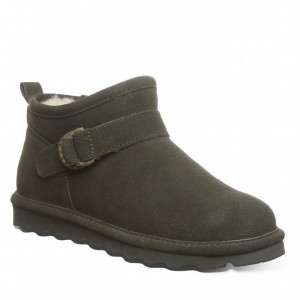 Women Bearpaw Petite Boots Green | SGQ855HO