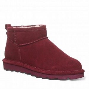 Women Bearpaw Shorty Booties Red | EYE6824WV