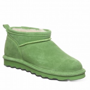 Women Bearpaw Super Shorty Snow Boots Green | COB4710AV