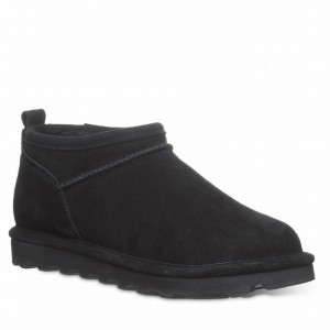 Women Bearpaw Super Shorty Wide Boots Black | DII4050CI