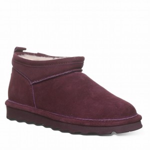 Women Bearpaw Super Shorty Wide Boots Purple | EGJ5711FN