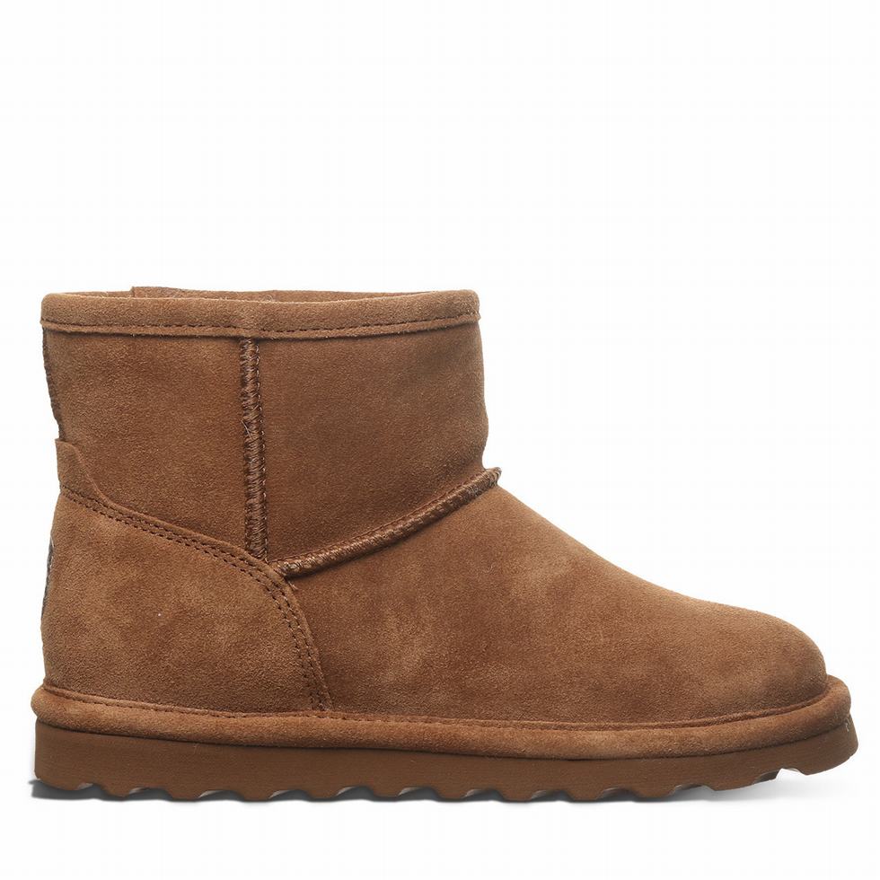 Kids' Bearpaw Alyssa Youth Boots Brown | ZAN4445FJ