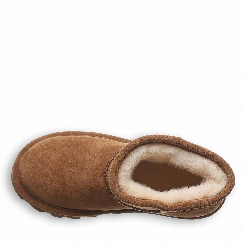 Kids' Bearpaw Alyssa Youth Boots Brown | ZAN4445FJ