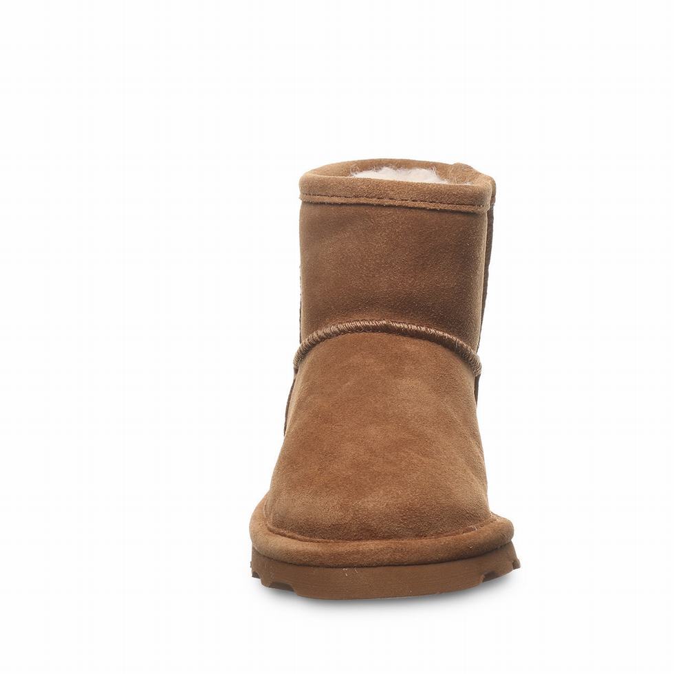 Kids' Bearpaw Alyssa Youth Boots Brown | ZAN4445FJ