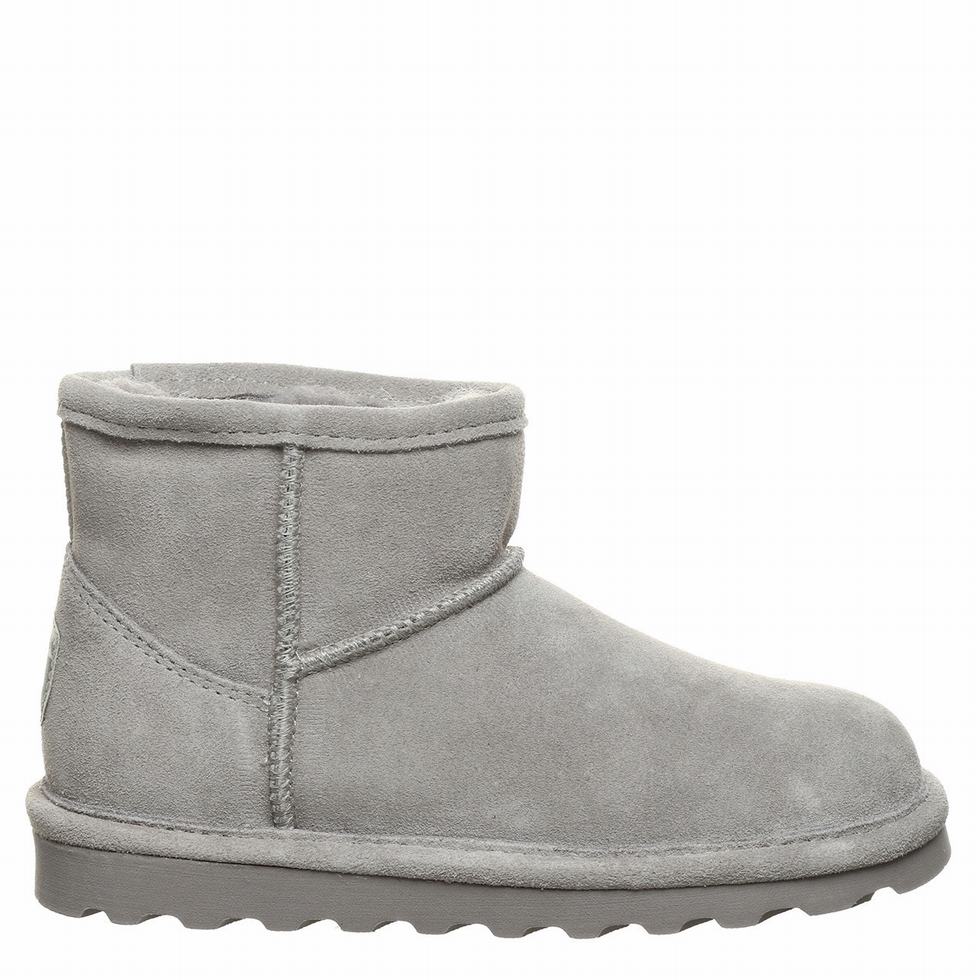 Kids' Bearpaw Alyssa Youth Boots Grey | AXO5944CL