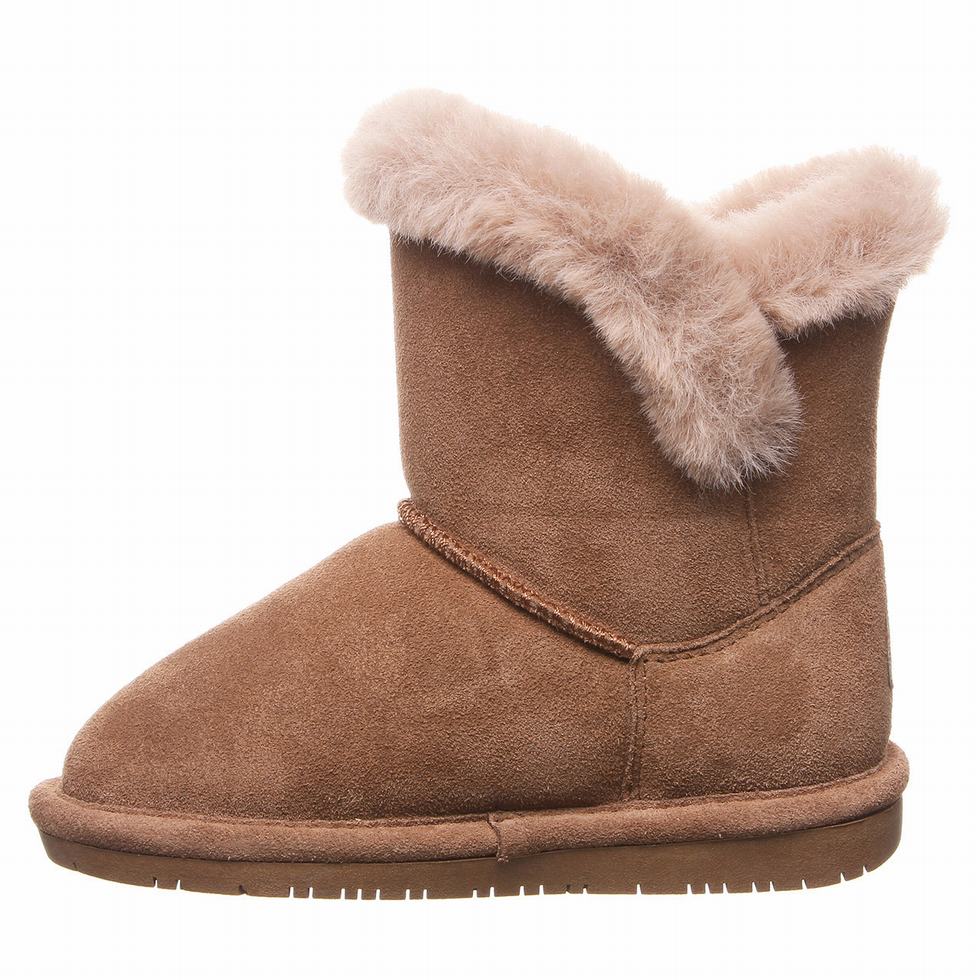 Kids' Bearpaw Betsey Youth Boots Brown | BSZ319EX