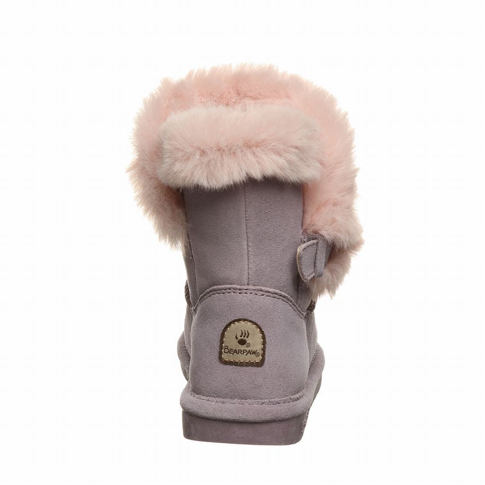 Kids' Bearpaw Betsey Youth Boots Pink | SWB8179QC