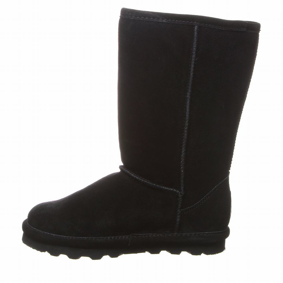 Kids' Bearpaw Elle Tall Youth Boots Black | PGQ1791CV