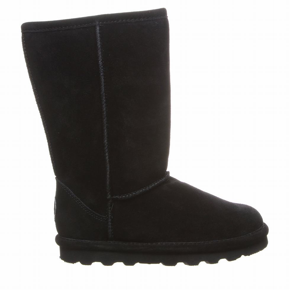 Kids' Bearpaw Elle Tall Youth Boots Black | PGQ1791CV