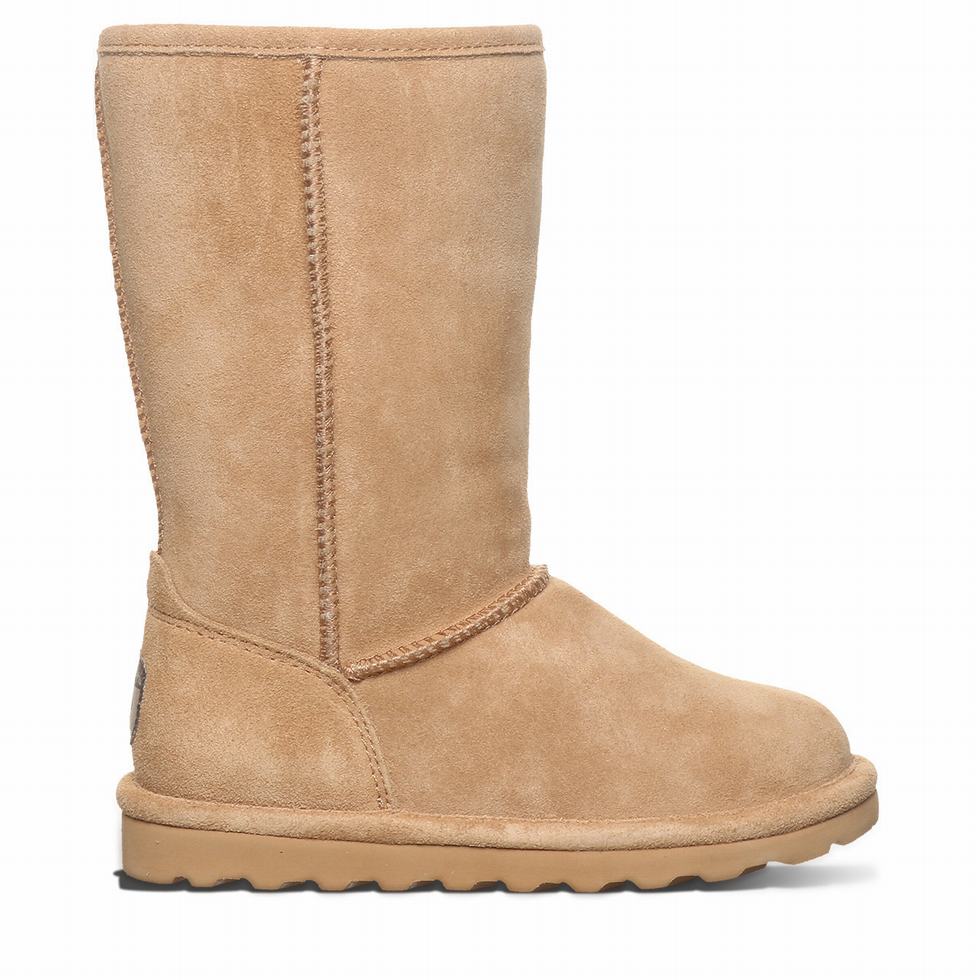 Kids' Bearpaw Elle Tall Youth Boots Brown | MEP927IX