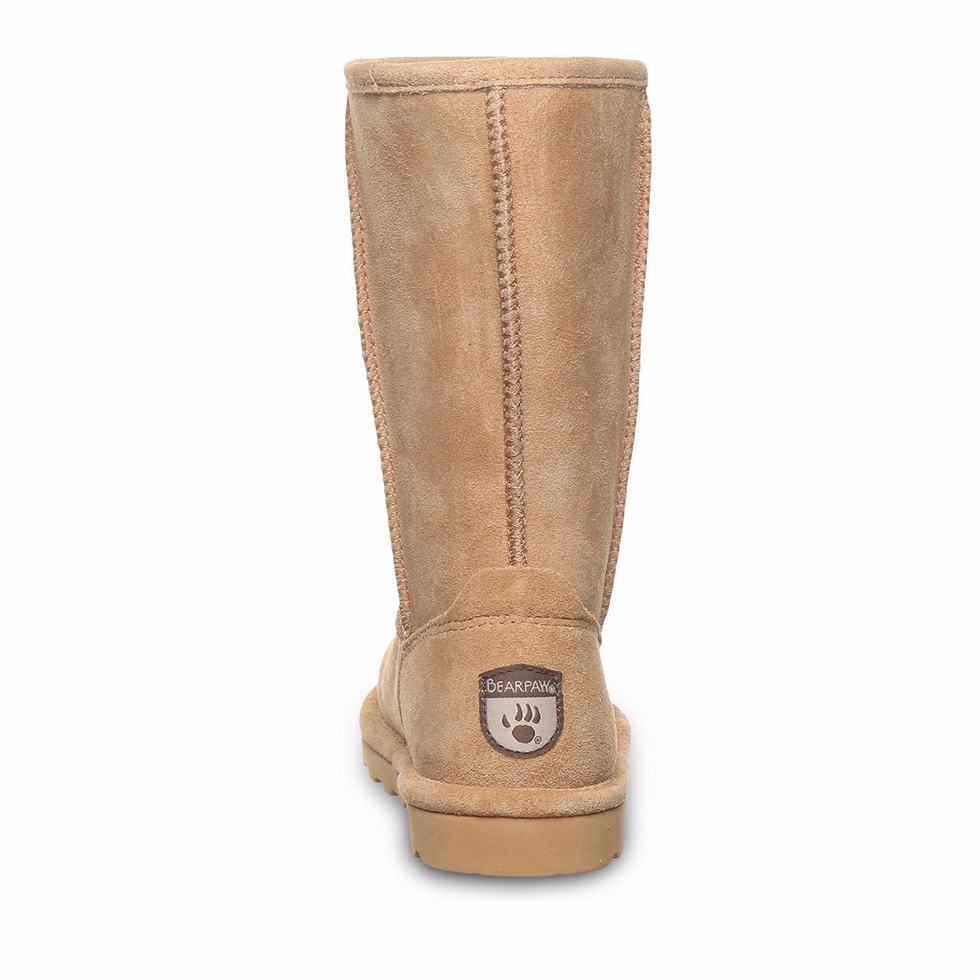 Kids' Bearpaw Elle Tall Youth Boots Brown | MEP927IX