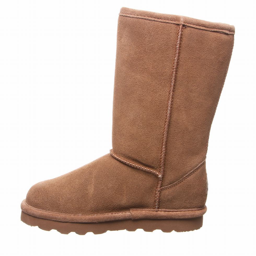 Kids' Bearpaw Elle Tall Youth Boots Brown | VFG1284HO