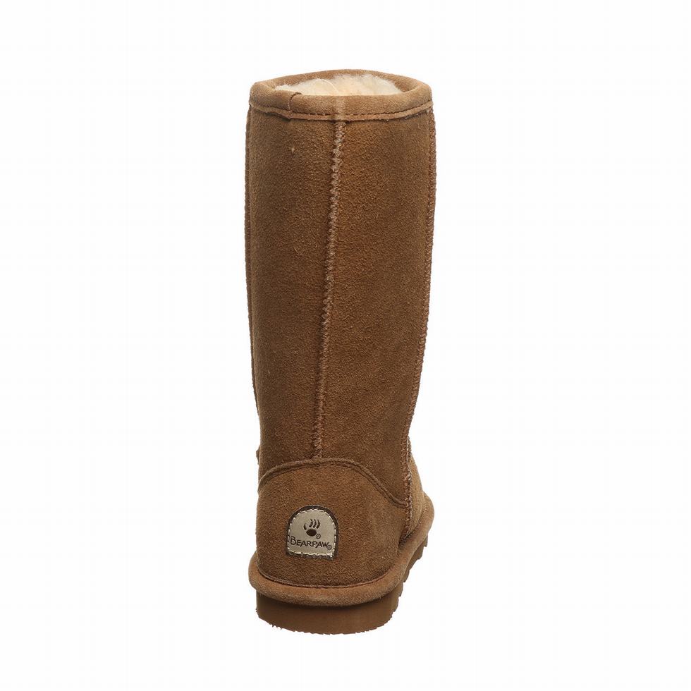 Kids' Bearpaw Elle Tall Youth Boots Brown | VFG1284HO