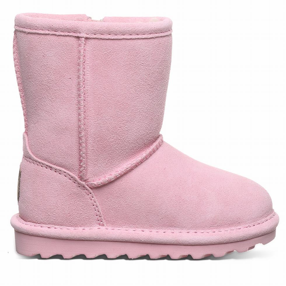 Kids' Bearpaw Elle Toddler Zipper Boots Pink | OEA4067BM