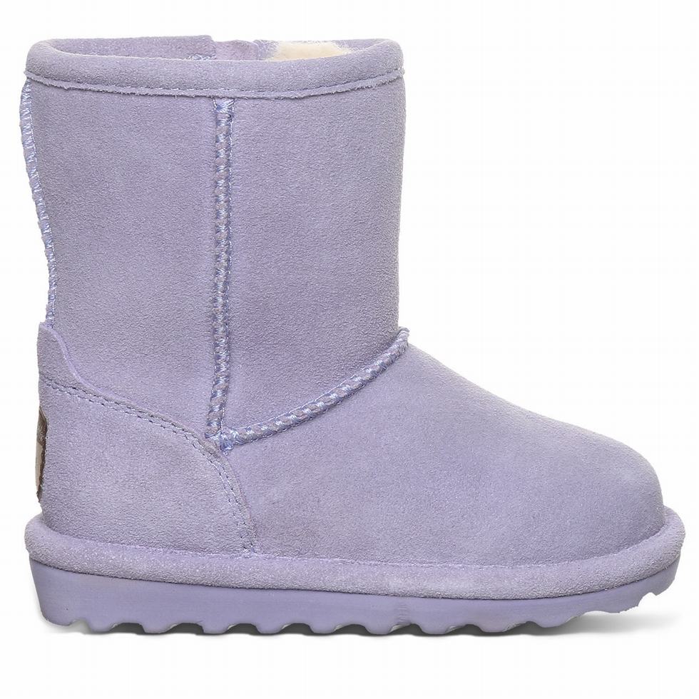 Kids' Bearpaw Elle Toddler Zipper Boots Purple | PBL428KV