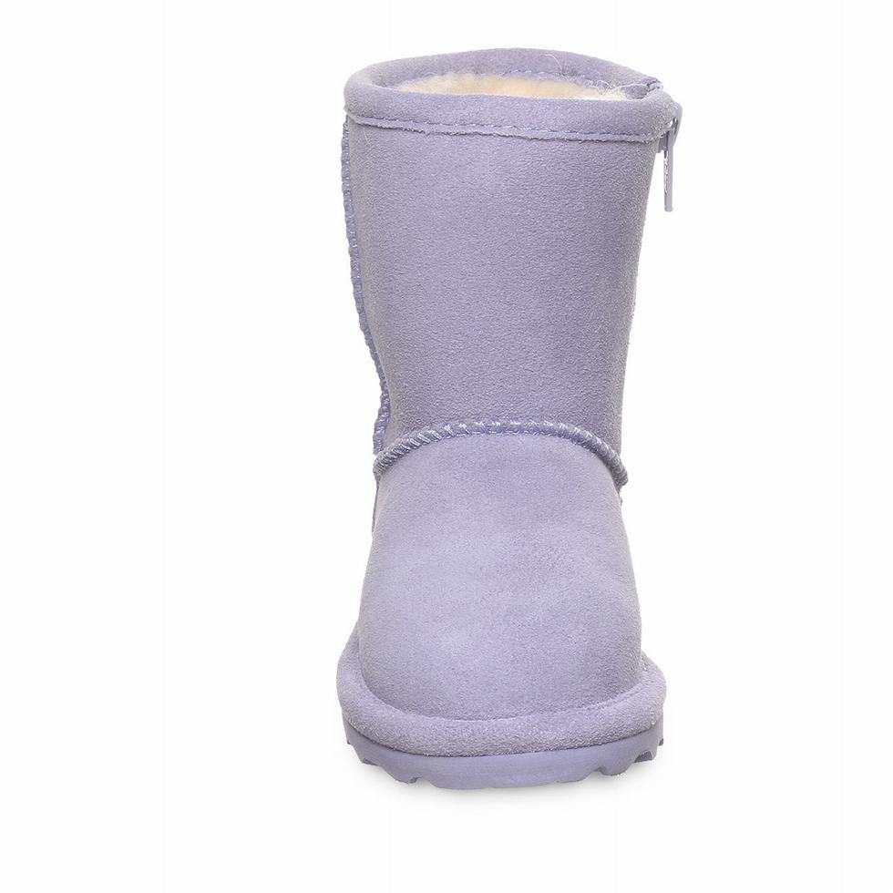 Kids' Bearpaw Elle Toddler Zipper Boots Purple | PBL428KV