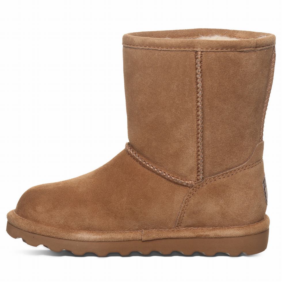 Kids' Bearpaw Elle Youth Boots Brown | SWD10058TO