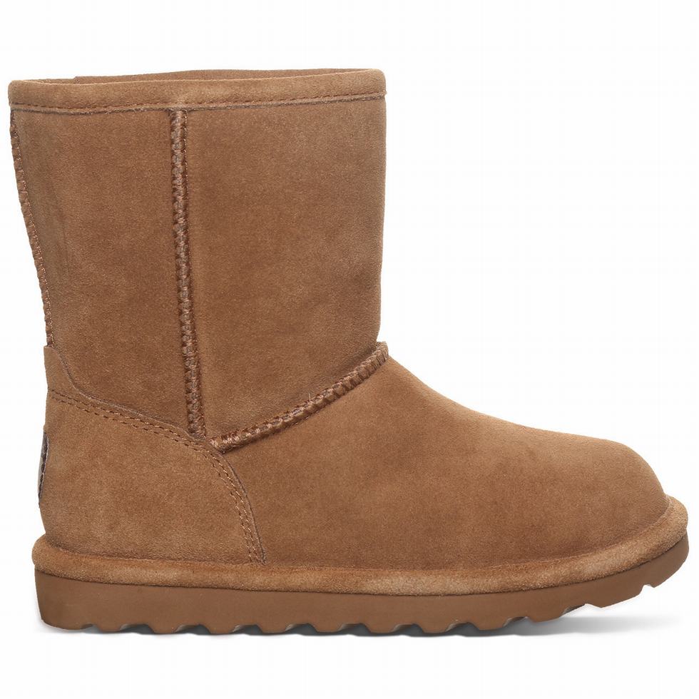 Kids' Bearpaw Elle Youth Boots Brown | SWD10058TO