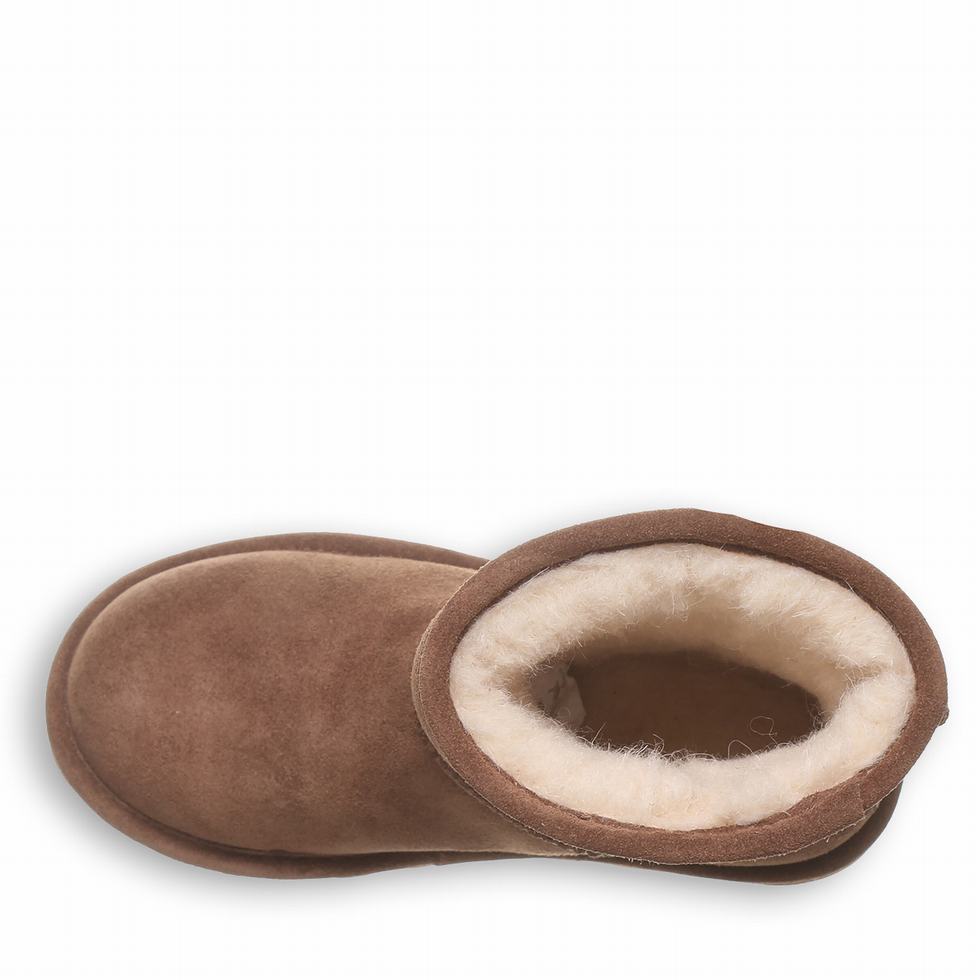 Kids' Bearpaw Elle Youth Boots Brown | SZW861BI