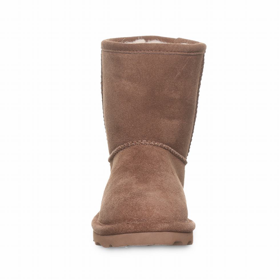 Kids' Bearpaw Elle Youth Boots Brown | SZW861BI